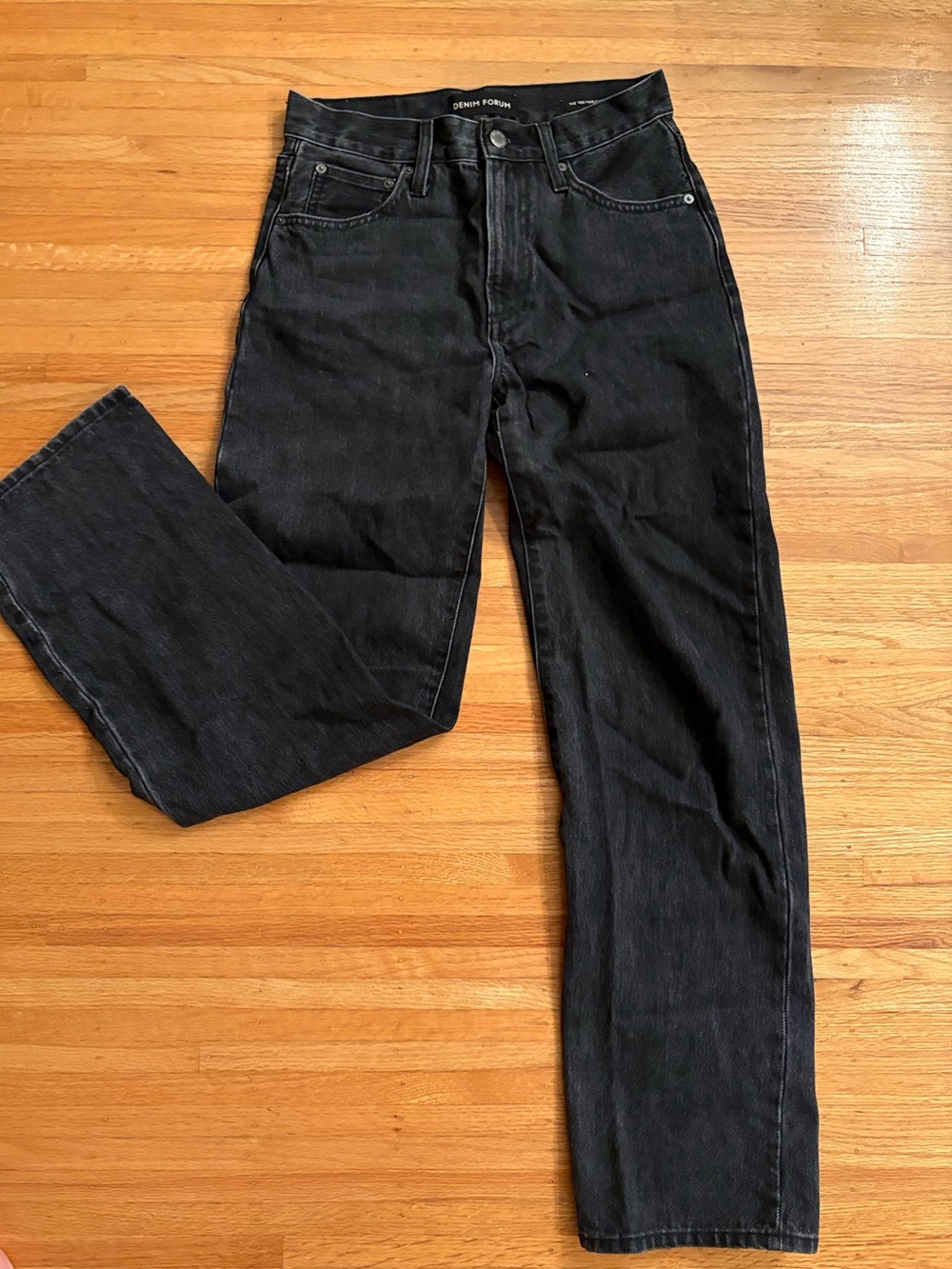 Denim Forum Black Jeans - The 90s’ Marlo High Rise Baggy